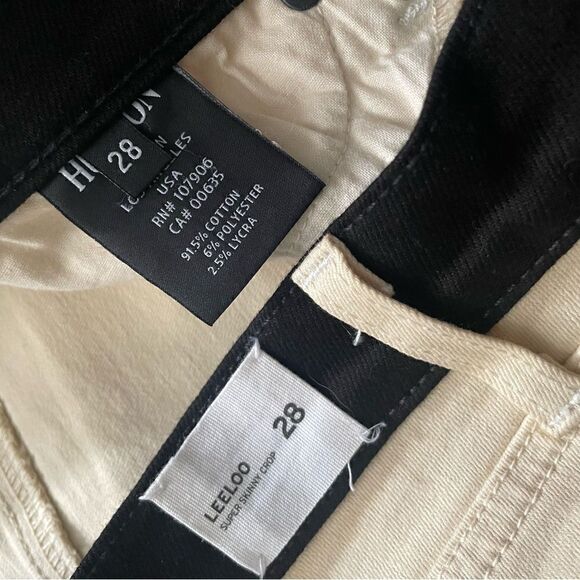NWT HUDSON BONE LeeLoo Super Skinny Crop Jeans 28 BRAND NEW ~ WC449DIY STRETCH - Picture 10 of 11